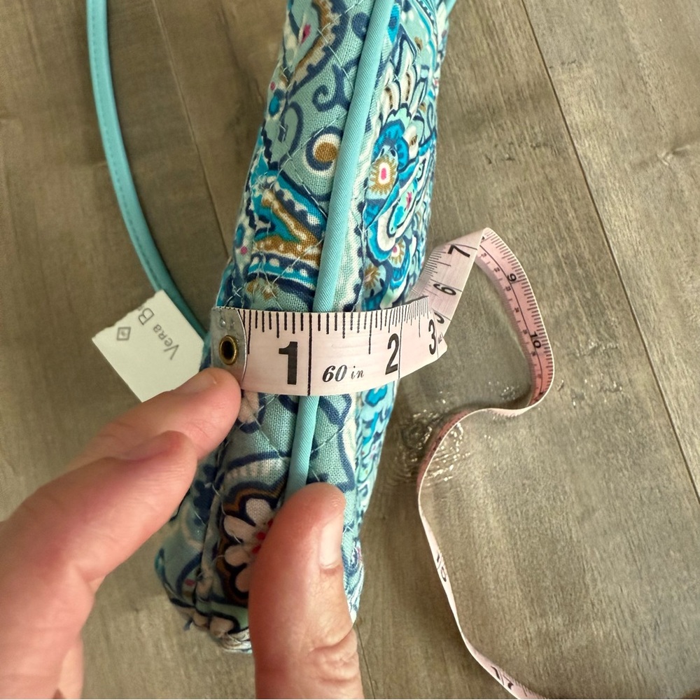 NEW Vera Bradley Daisy Dot Paisley Iconic RFID‎ Little Crossbody Faux Leather - Picture 7 of 13